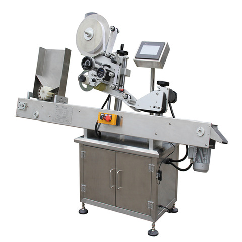 Pålitlig tillverkare av industriella automatiska klistermärkningsmaskiner i produktionslinjen 