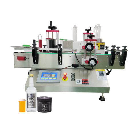 MT-60 Självhäftande dubbelsidig etikettapplikator Planar flaskkartongmärkningsmaskiner 