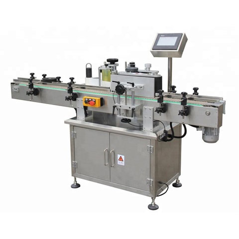 Pålitlig tillverkare av industriella automatiska klistermärkningsmaskiner i produktionslinjen 