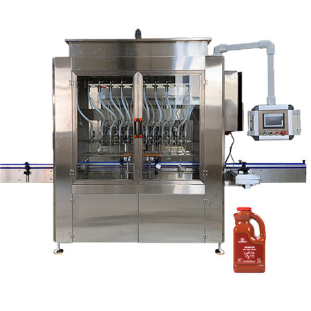 Helautomatisk kolv 4/6/8 flervätsande / rent vattenflaskningspåfyllnings- / förpackningsmaskin (AFLS-840/860/880) 
