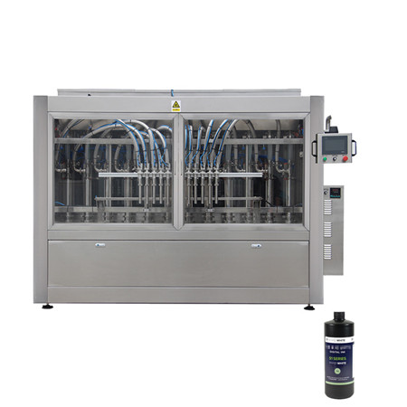 Multi Nozzles Liquid Filling Capping Machine Automatisk dryck eller juice flaskmaskin 100 ml till 1500 ml 
