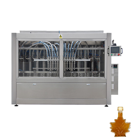 Direktförsäljning Helautomatisk tätningsmaskin för fyllning av tvättmedel för flytande flaskor med fyra huvuden 