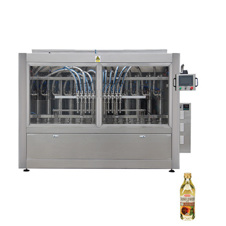 100-1000 ml helautomatisk flaskpåfyllningsmaskin med flera huvuden, pneumatisk flaskpåfyllning 