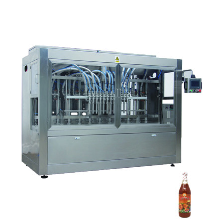 Automatisk 18-huvud 8000 bph plastglasflaska sprit Vattendryck Fyllning av flaskor Capping Märkningsmaskiner Utrustning Produktionslinje 