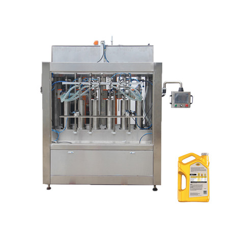Helautomatisk kolv 4/6/8 flervätsande / rent vattenflaskningspåfyllnings- / förpackningsmaskin (AFLS-840/860/880) 