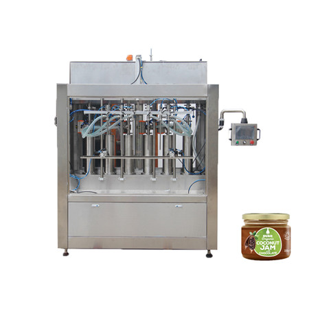 Kina fabriks automatiskt rent vatten / mineralvatten / flytande plastflaska 6 huvuden fyllningslockmaskinens produktionslinje 