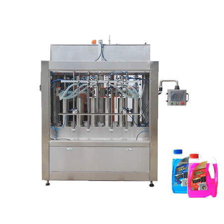 Automatisk påfyllningslinje Multifunktionell volymetrisk påfyllningsmaskin / flaskpåfyllningsmaskin / vattenpåfyllningsmaskin 