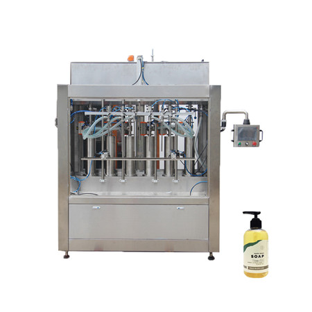 Automatisk flytande pastavattenkräm Plastflaskpåfyllningsmaskin Förpackningsutrustning för tappning 