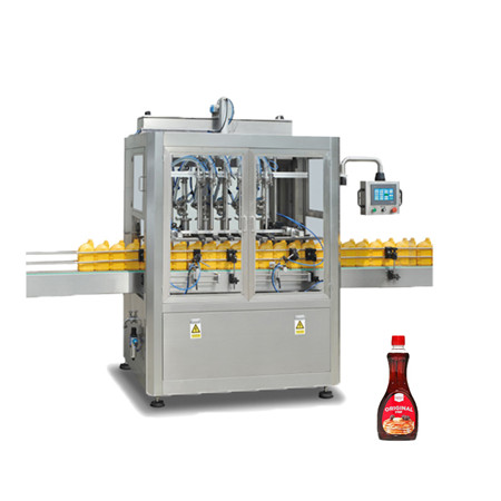 Automatisk påfyllningsmaskin för flaskolja med tätningslock 